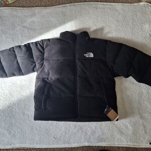 The North Face Black Puffer Polar Nuptse Coat Size XL NWT